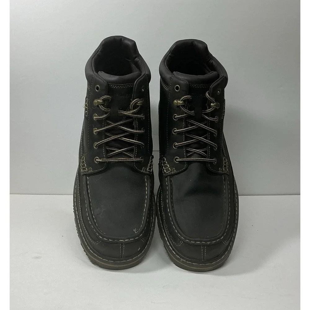 Rockport Hydro-Shield Waterproof Chukka Boots Mens Sz 9.5 Brown Leather Hiking